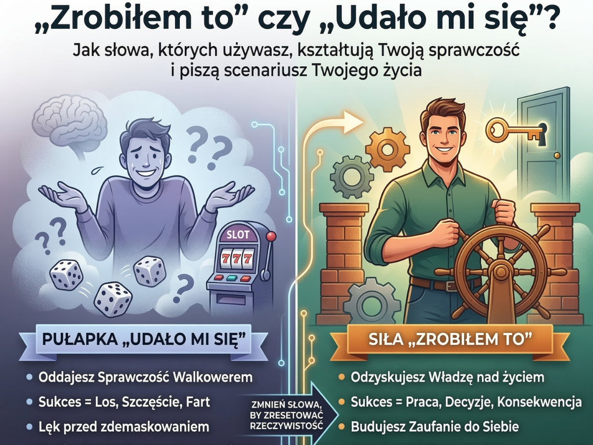 „Zrobiłem to” czy „Udało mi się”